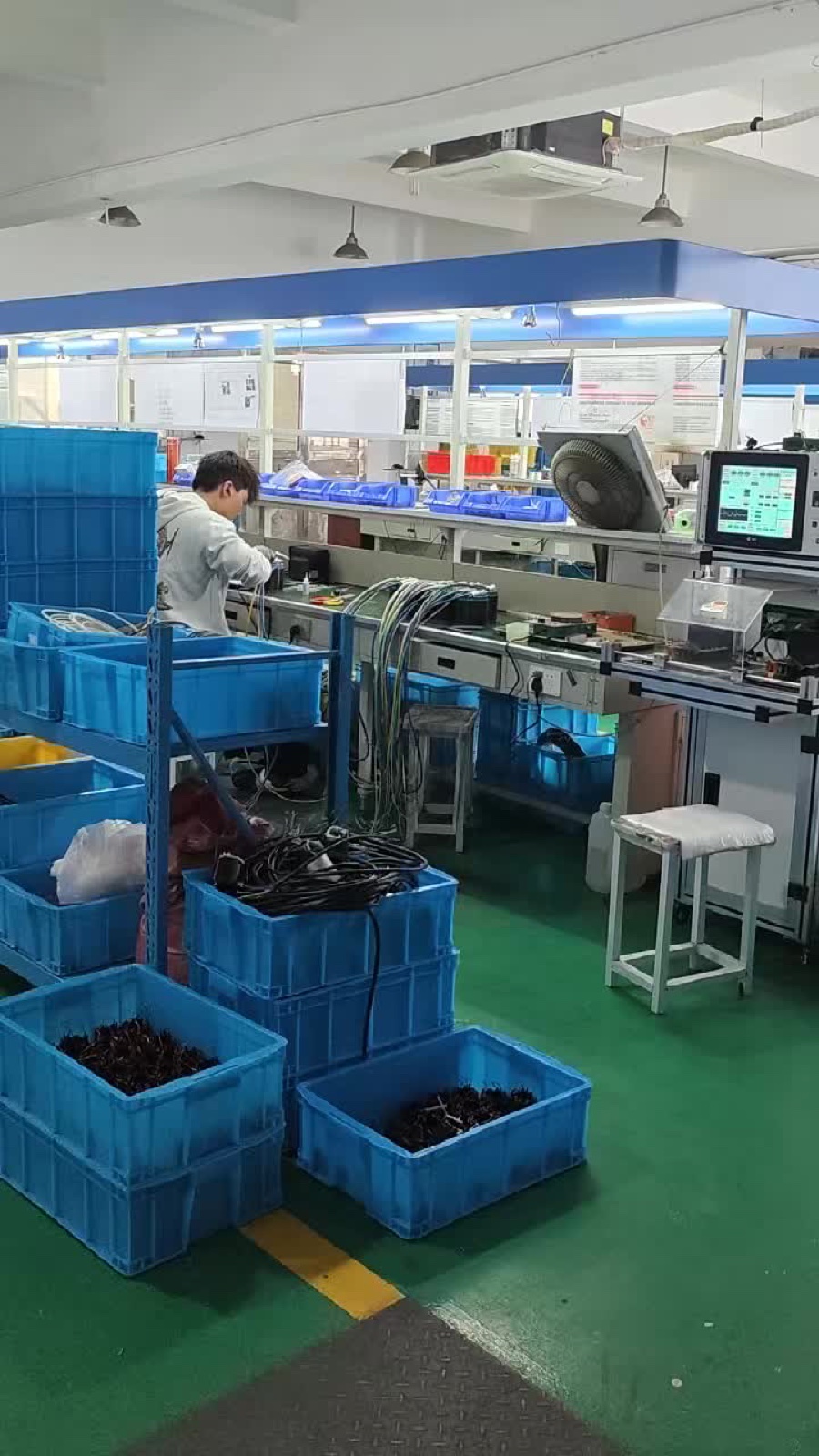 Assembly and end-of-line test station for BLDC motors