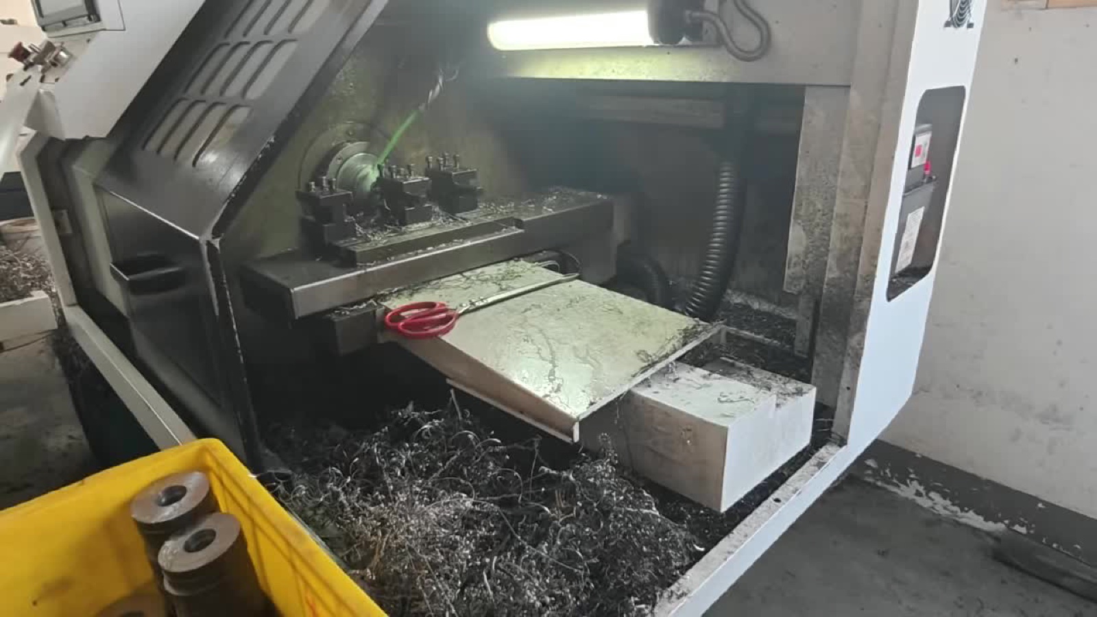 High-power BLDC motor housing machined on CNC lathe at Shenghe factory