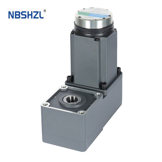 Shenghe BL104 48V 1000W BLDC gear motor — L-type housing with 25mm hollow output shaft