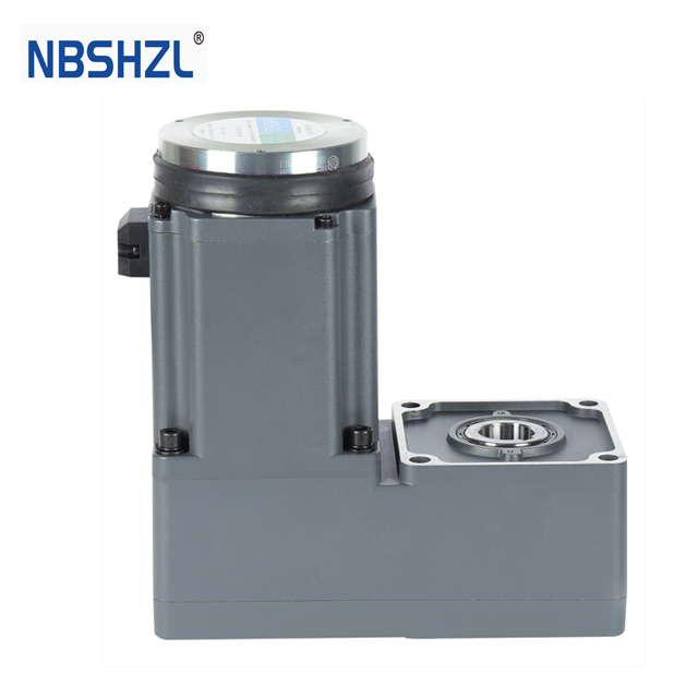 Shenghe BL120 48V 2000W BLDC gear motor — right-angle housing with 30mm hollow output shaft